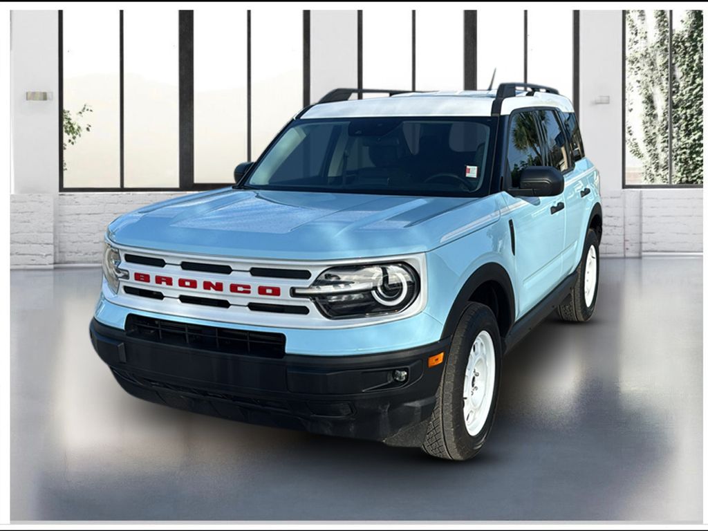 Blue 2024 Ford Bronco Sport SUV / Crossover All-Wheel Drive 8-Speed Automatic