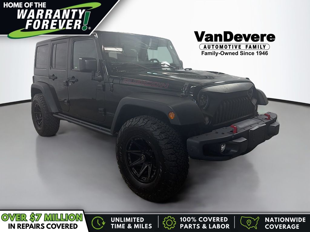 Black Clearcoat 2016 Jeep Wrangler SUV / Crossover Four-Wheel Drive 6-Speed Manual