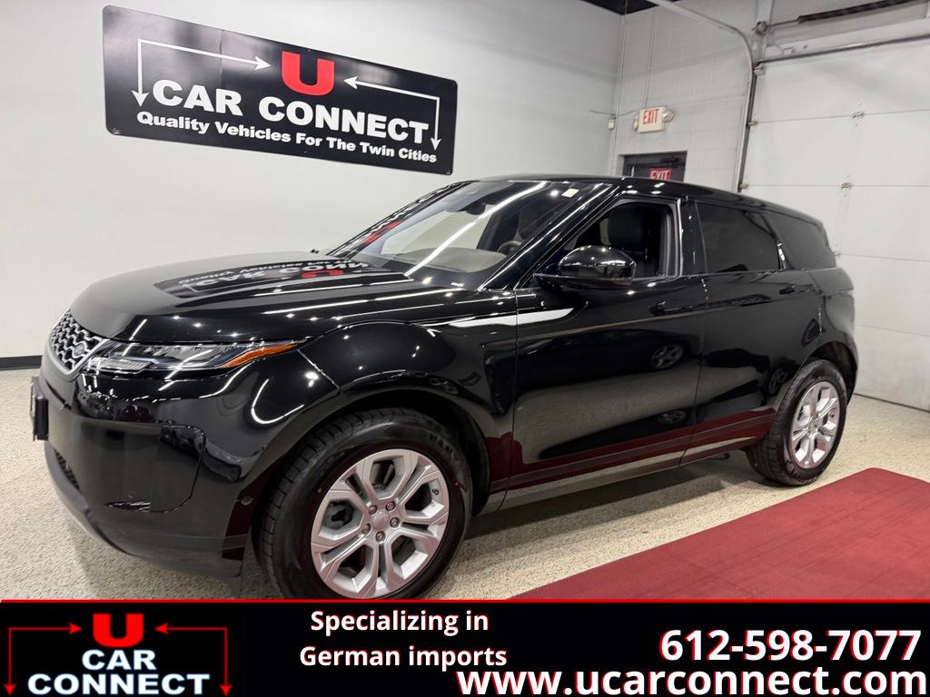 Black 2020 Land Rover Range Rover Evoque SUV / Crossover All-Wheel Drive 9-Speed Automatic
