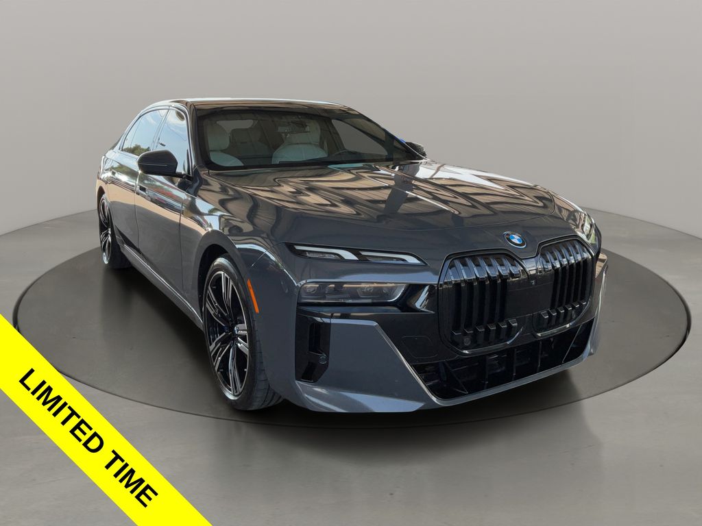 Individual Dravit Gray Metallic 2023 BMW i7 Sedan All-Wheel Drive Automatic