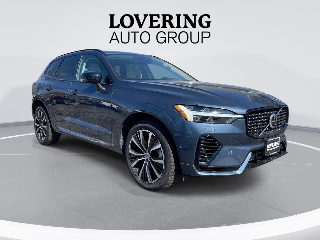 Denim Blue Metallic 2023 Volvo XC60 Recharge T8 Plus Dark Theme eAWD SUV / Crossover All-Wheel Drive Automatic