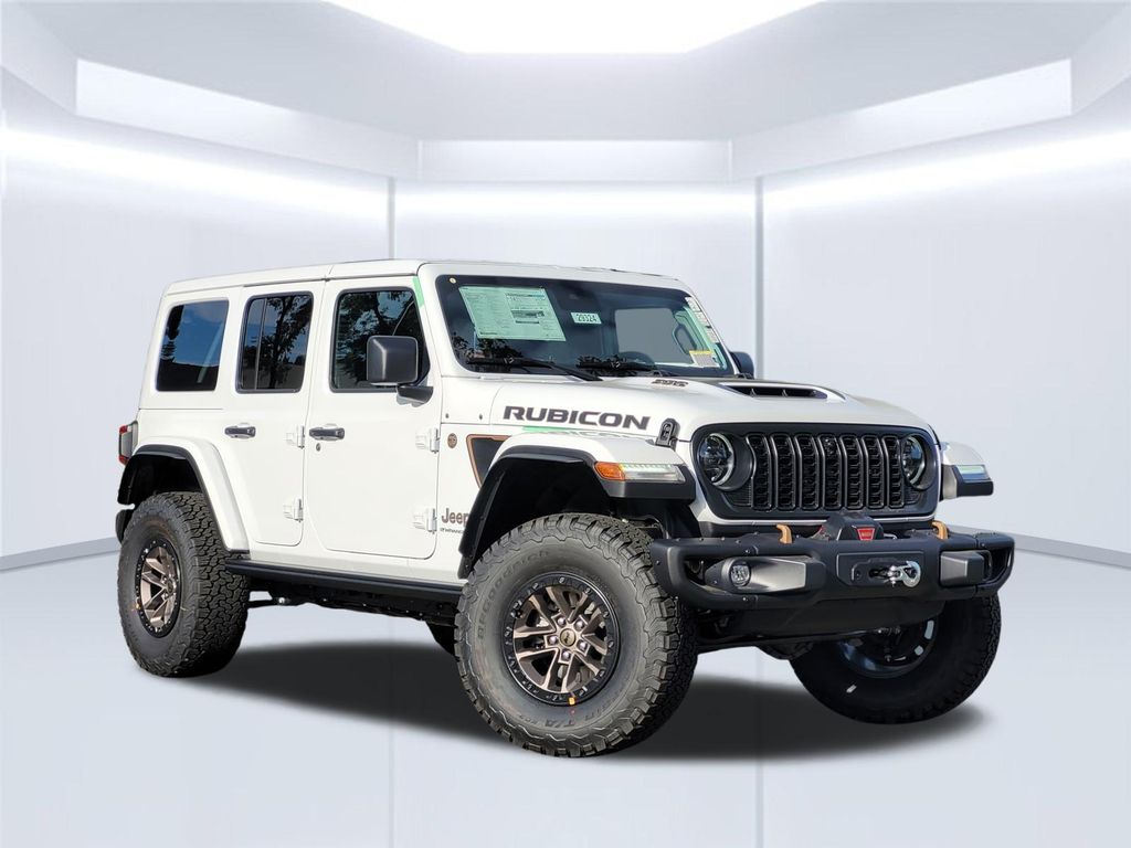 Bright White Clearcoat 2025 Jeep Wrangler SUV / Crossover Four-Wheel Drive 8-Speed Automatic