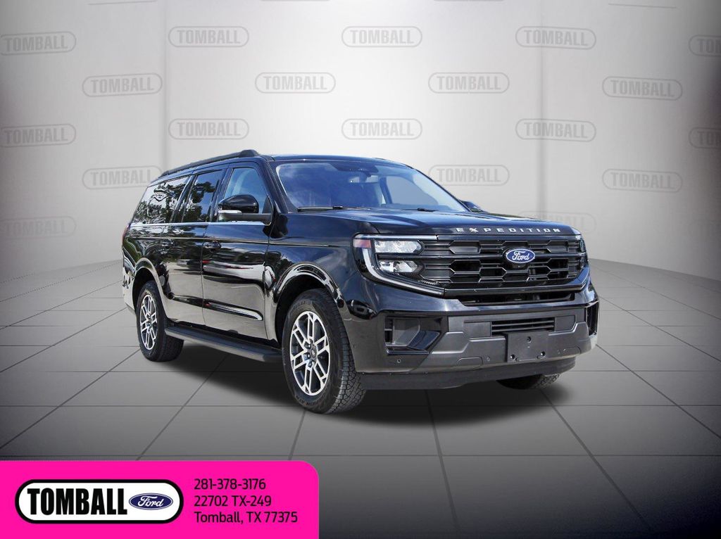 Agate Black Metallic 2025 Ford Expedition SUV / Crossover Four-Wheel Drive Automatic