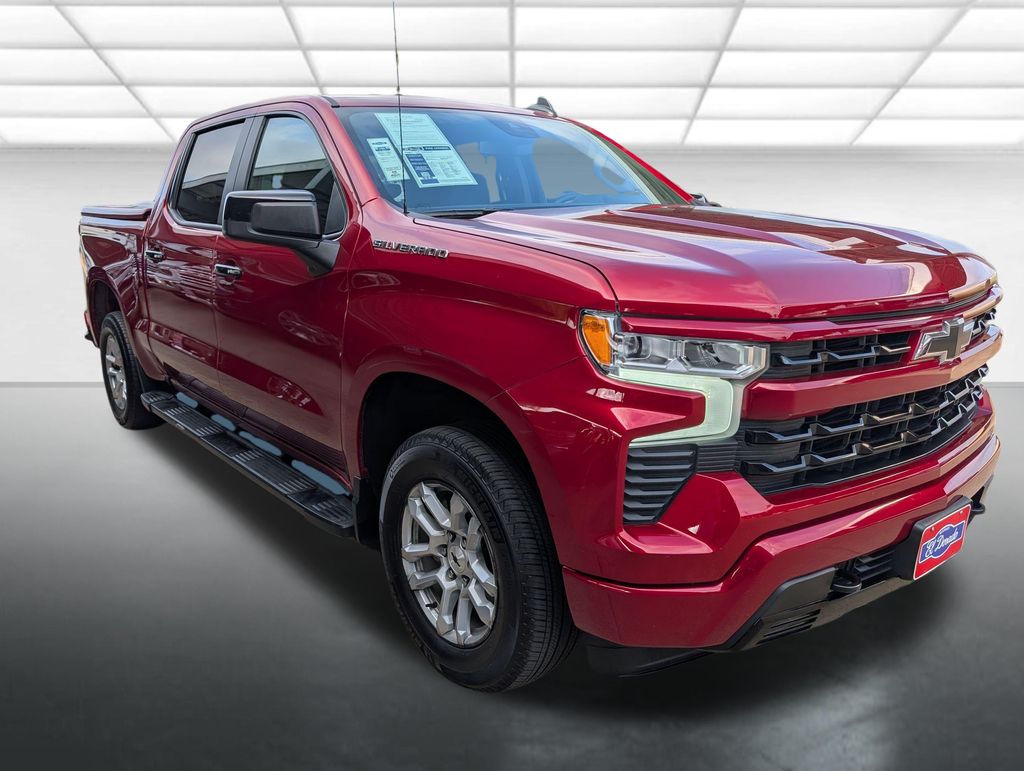 Radiant Red Tintcoat 2024 Chevrolet Silverado 1500 Pickup Truck Four-Wheel Drive Automatic
