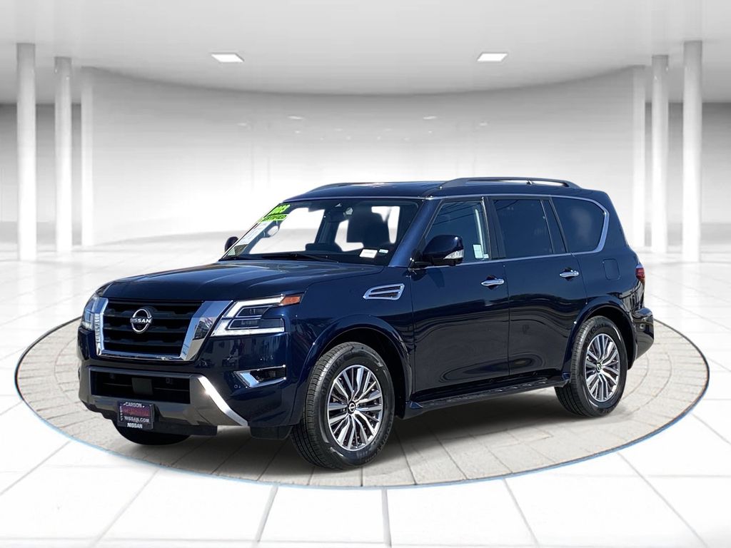 Blue Pearl 2023 Nissan Armada SL RWD SUV / Crossover 4X2 7-Speed Automatic