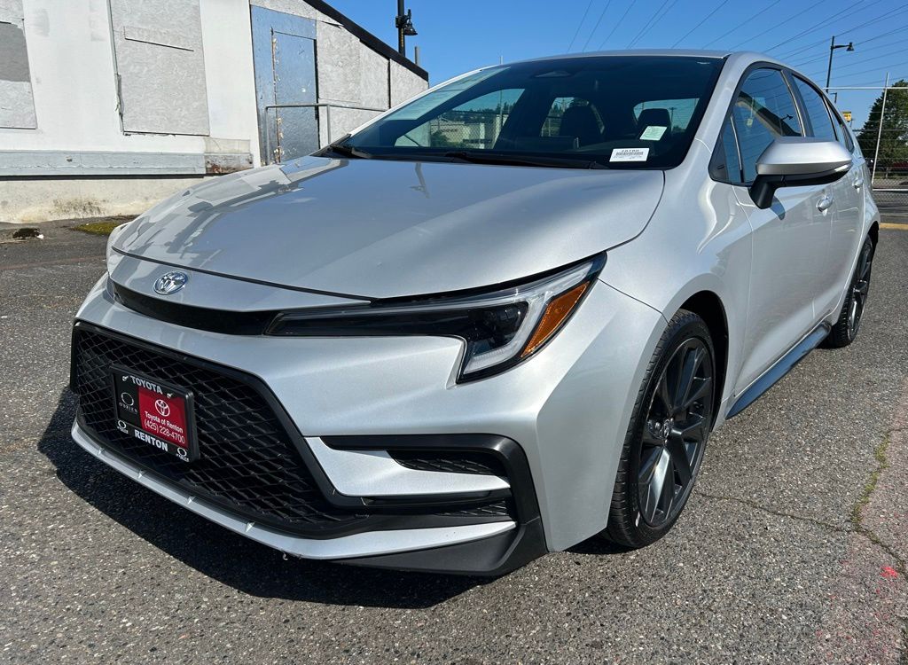 Classic Silver Metallic 2024 Toyota Corolla Sedan Front-Wheel Drive Continuously Variable Transmission