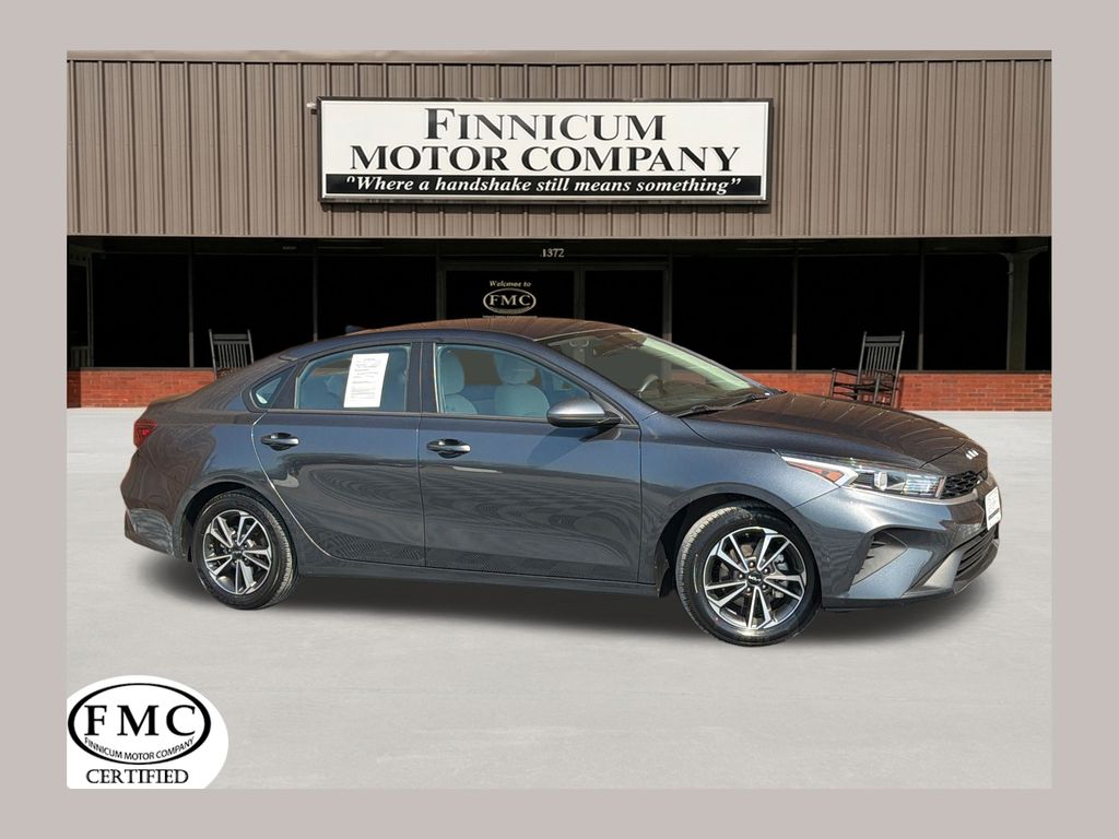 Gravity Gray 2023 Kia Forte LXS FWD Sedan Front-Wheel Drive Continuously Variable Transmission