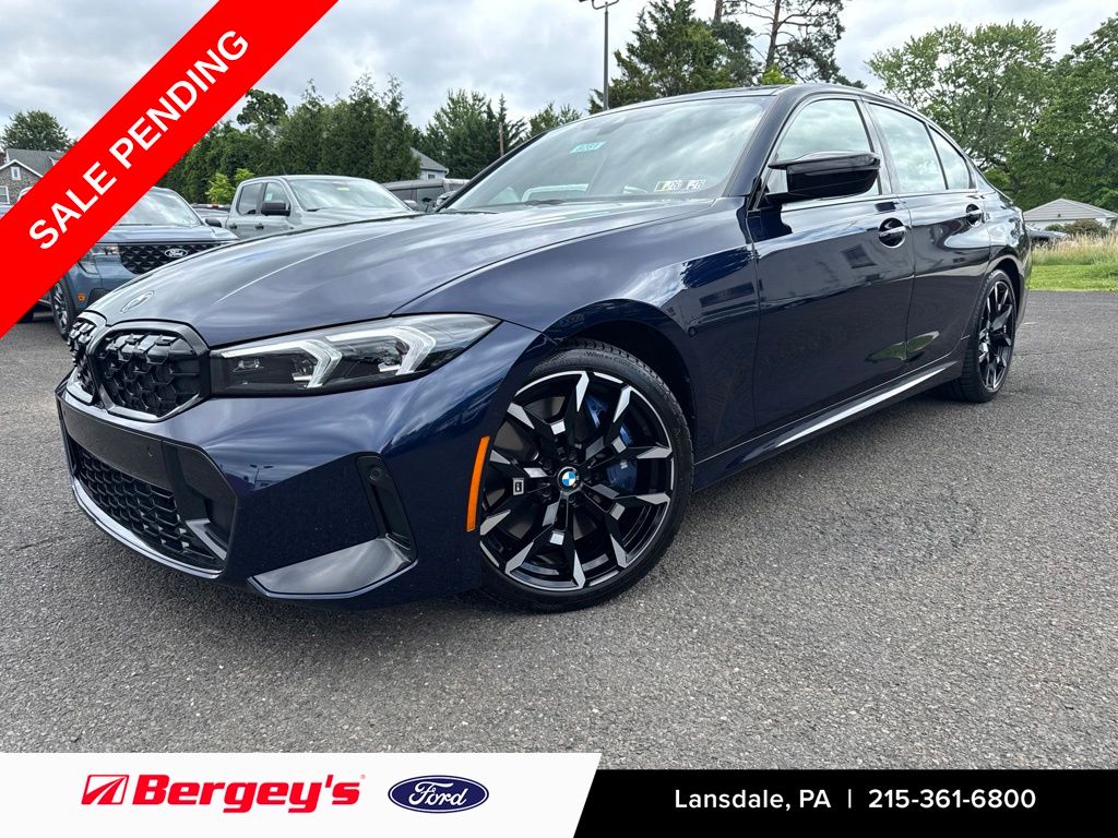 Tanzanite Blue II Metallic 2025 BMW 3 Series Sedan All-Wheel Drive 8-Speed Automatic