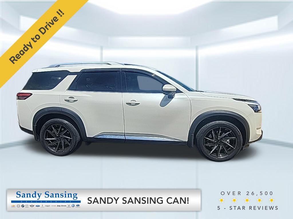 Pearl White Tricoat 2024 Nissan Pathfinder SUV / Crossover All-Wheel Drive 9-Speed Automatic