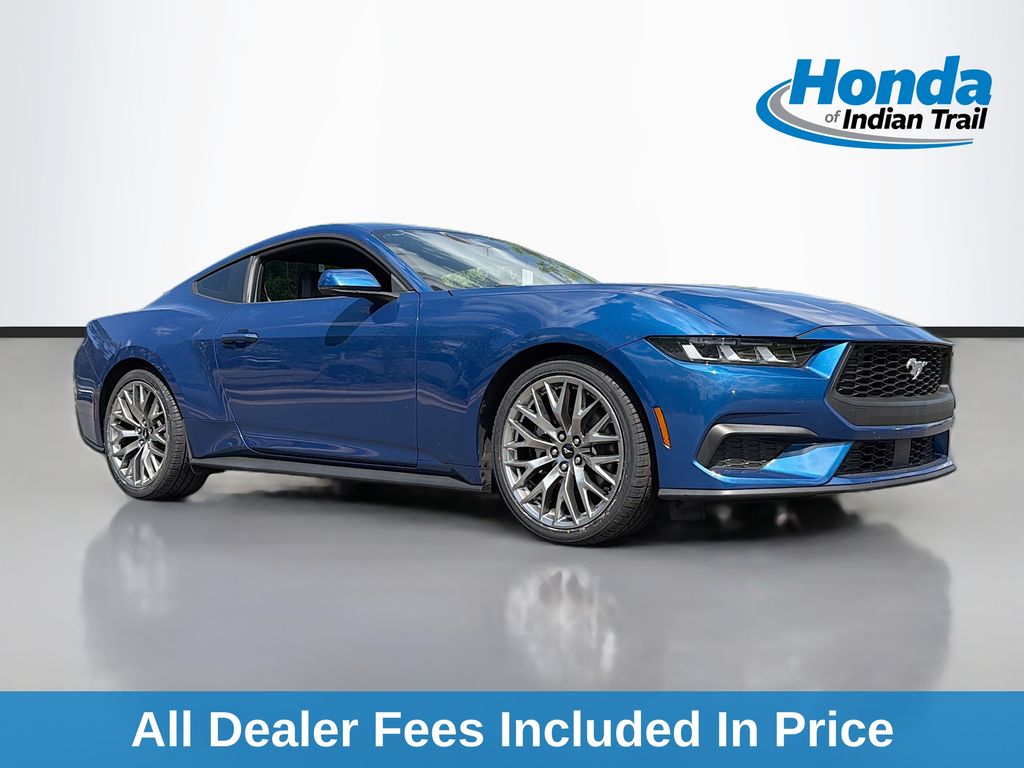 Blue Metallic 2024 Ford Mustang Coupe Rear-Wheel Drive Automatic