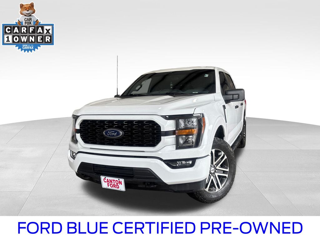 Oxford White 2023 Ford F-150 XL SuperCrew 4WD Pickup Truck Four-Wheel Drive Automatic