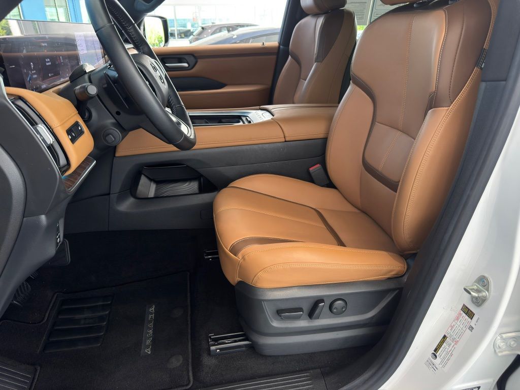 2025 Nissan Armada SL White at Central Houston Nissan