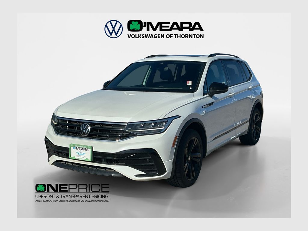 Opal White Pearl 2023 Volkswagen Tiguan SE R-Line Black 4Motion SUV / Crossover All-Wheel Drive 8-Speed Automatic