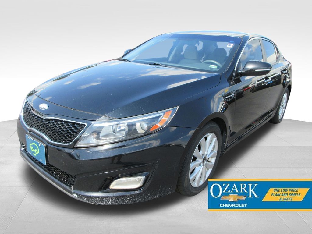 Aurora Black 2015 Kia Optima Sedan Front-Wheel Drive 6-Speed Automatic