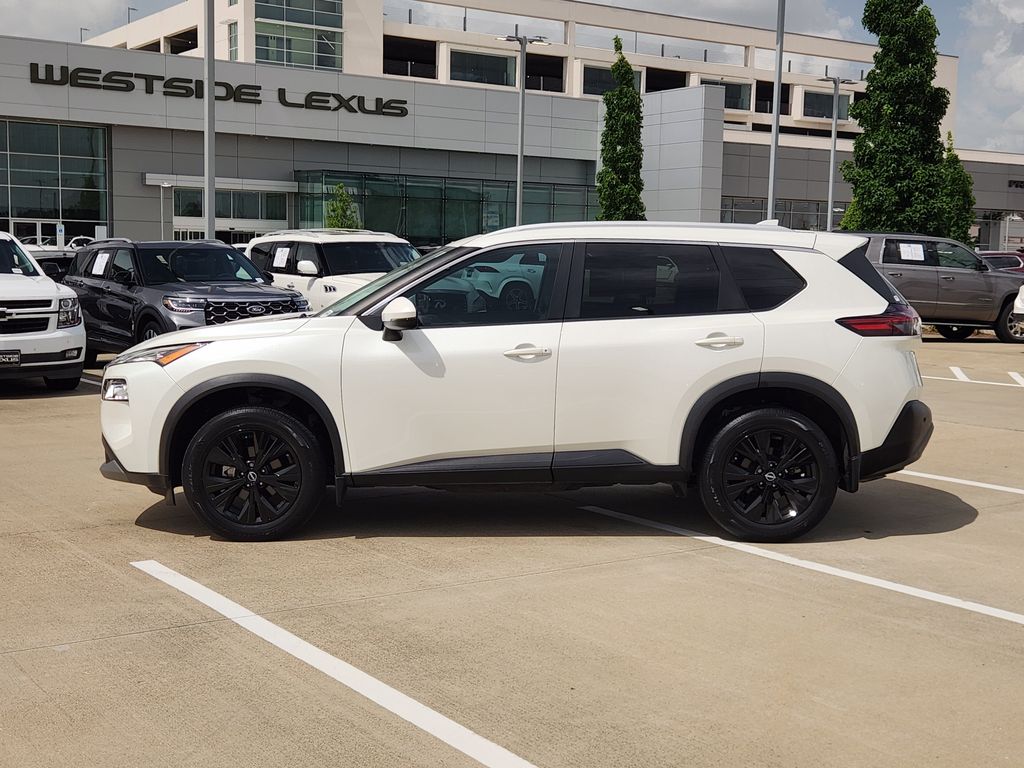 2022 Nissan Rogue SV White at South Houston Nissan