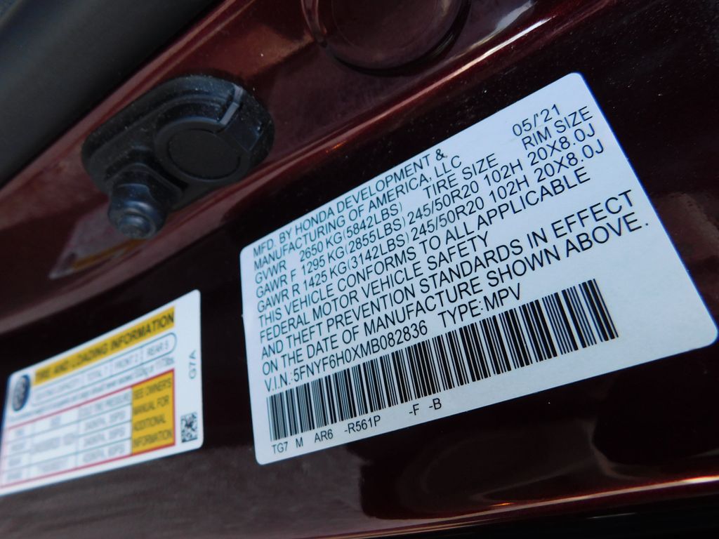 2021 Honda Pilot Elite 9