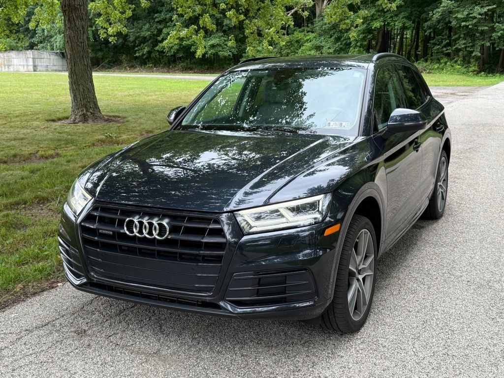Silver 2019 Audi Q5 SUV / Crossover All-Wheel Drive 7-Speed Automatic
