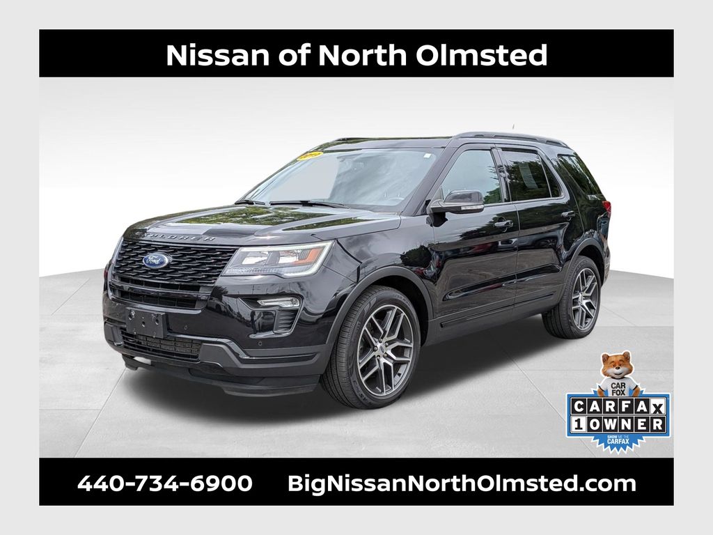 Black Metallic 2019 Ford Explorer SUV / Crossover All-Wheel Drive 6-Speed Automatic