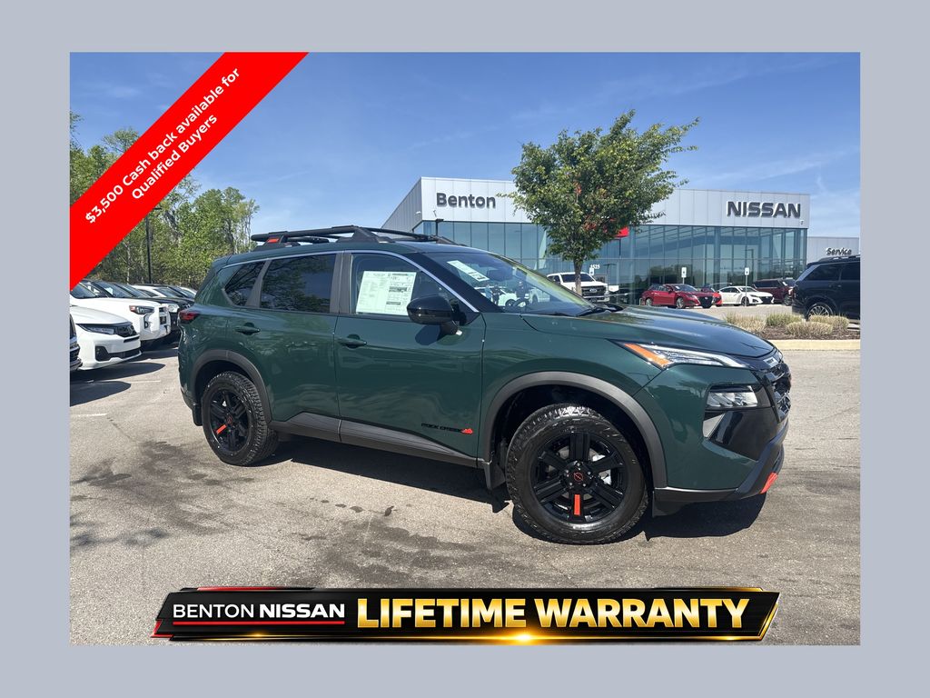 Black (Obsidian Green) 2026 Nissan Rogue SUV / Crossover All-Wheel Drive Continuously Variable Transmission