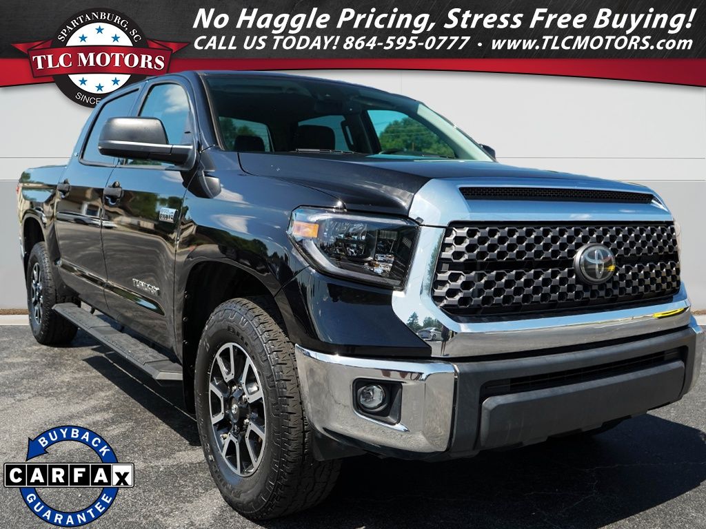 Midnight Black Metallic 2020 Toyota Tundra Pickup Truck Four-Wheel Drive 6-Speed Automatic