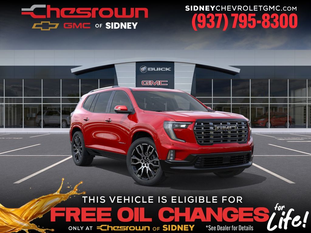 Volcanic Red Tintcoat 2026 GMC Acadia Denali Ultimate AWD SUV / Crossover Four-Wheel Drive 8-Speed Automatic