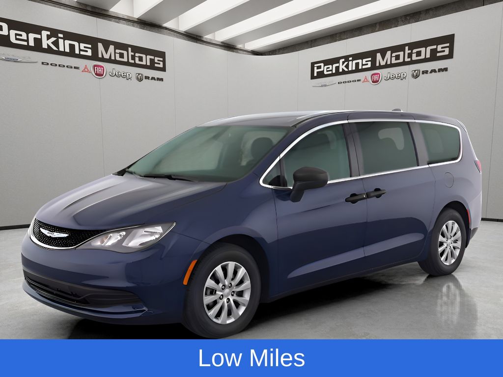 Jazz Blue Pearlcoat 2020 Chrysler Voyager Minivan Front-Wheel Drive 9-Speed Automatic