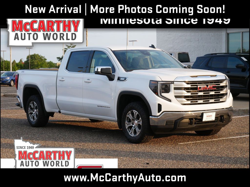 Summit White 2023 GMC Sierra 1500 Pickup Truck Four-Wheel Drive Automatic