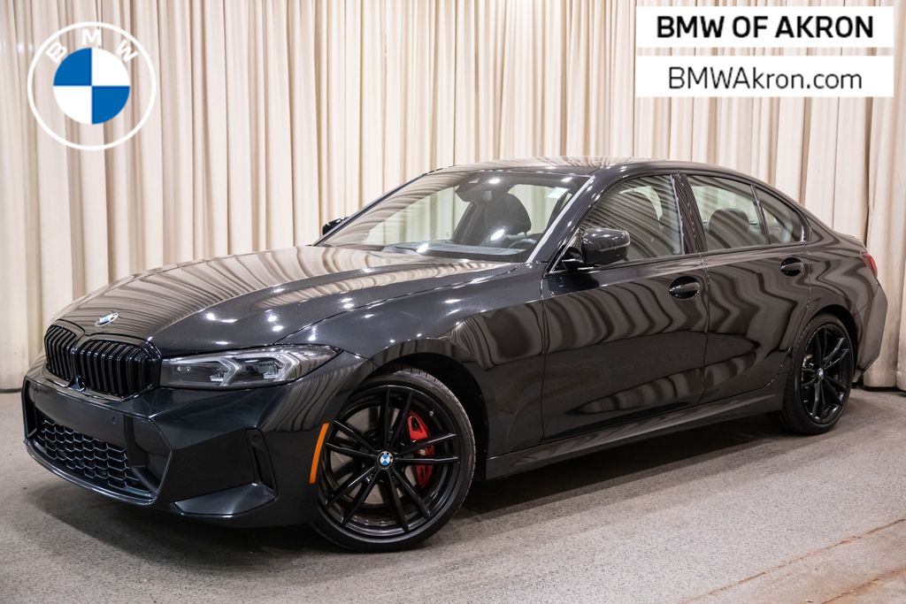Black Sapphire Metallic 2023 BMW 3 Series Sedan All-Wheel Drive 8-Speed Automatic