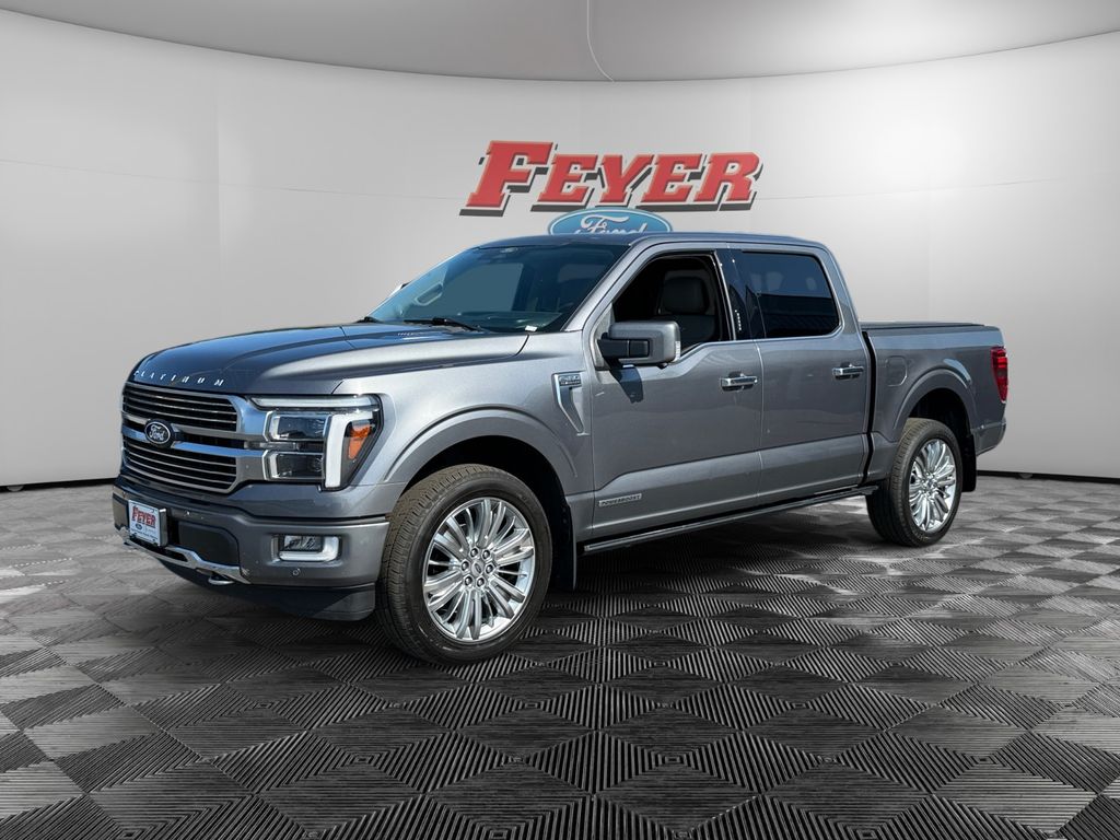 Gray Metallic 2024 Ford F-150 Pickup Truck Four-Wheel Drive Automatic