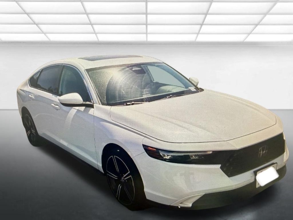 Platinum White Pearl 2023 Honda Accord Sedan Front-Wheel Drive Continuously Variable Transmission