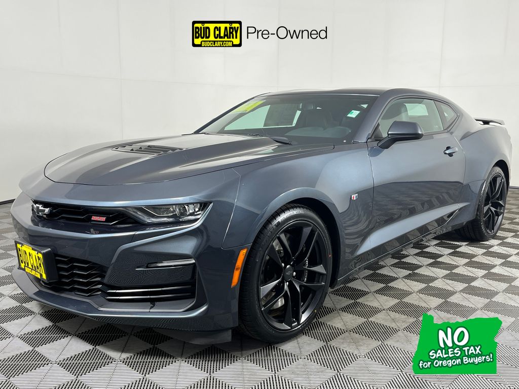 Shadow Gray Metallic 2023 Chevrolet Camaro 1SS Coupe RWD Coupe Rear-Wheel Drive Automatic