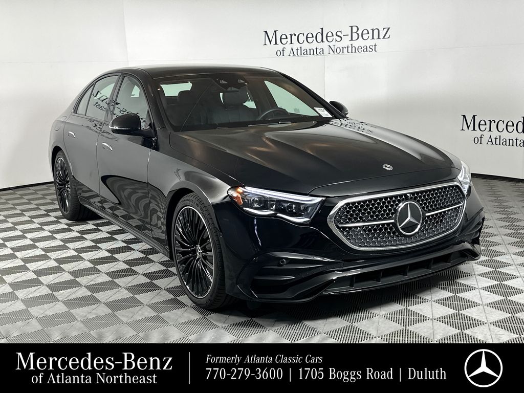 Black 2026 Mercedes-Benz E-Class E 350 RWD Sedan Rear-Wheel Drive 9-Speed Automatic