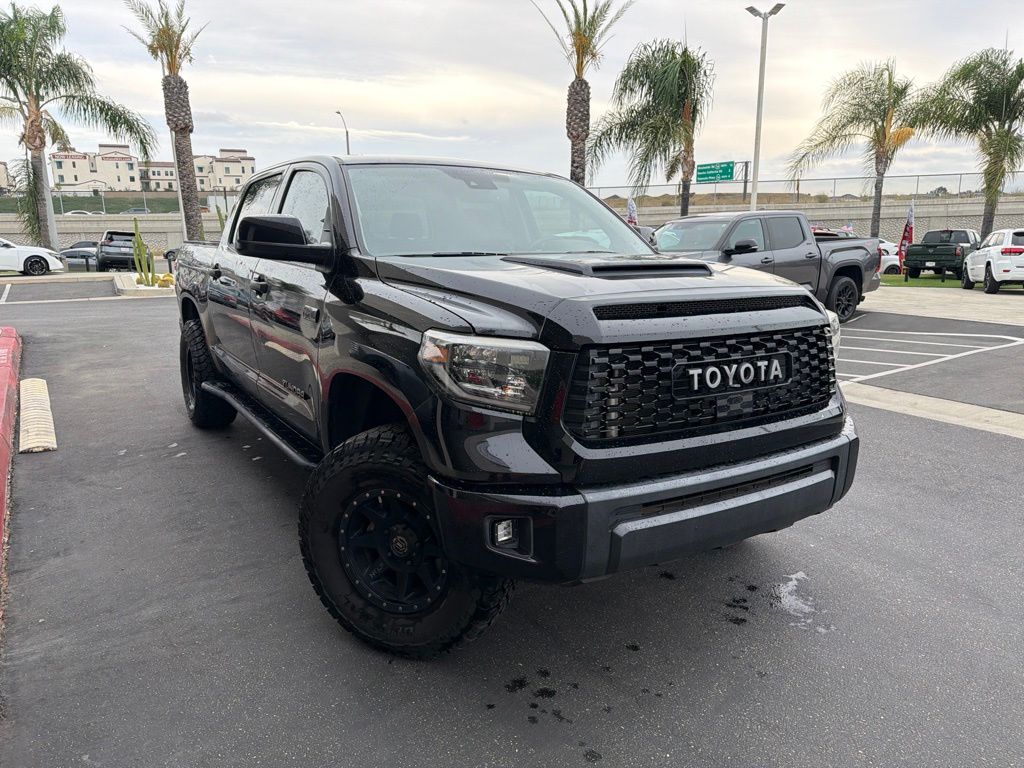 Midnight Black Metallic 2020 Toyota Tundra Pickup Truck Four-Wheel Drive 6-Speed Automatic
