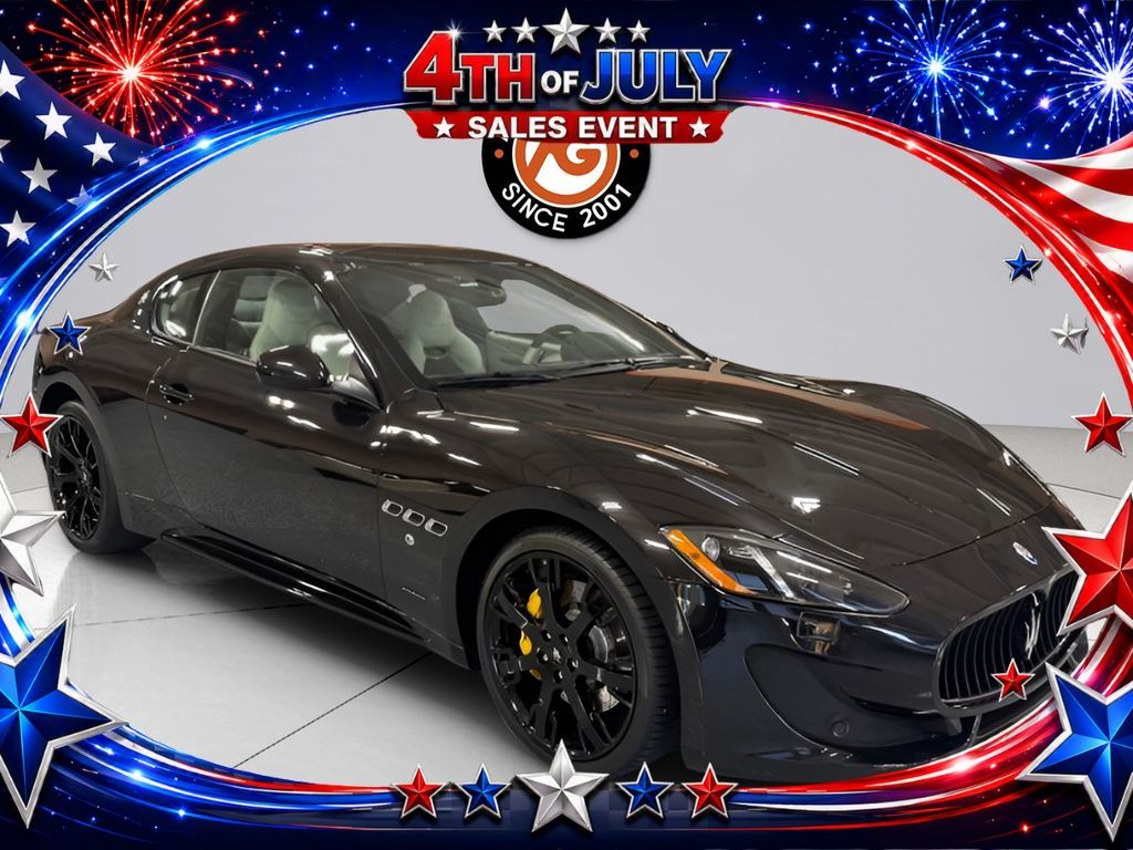 Black 2013 Maserati GranTurismo Coupe Rear-Wheel Drive 6-Speed Automatic Overdrive