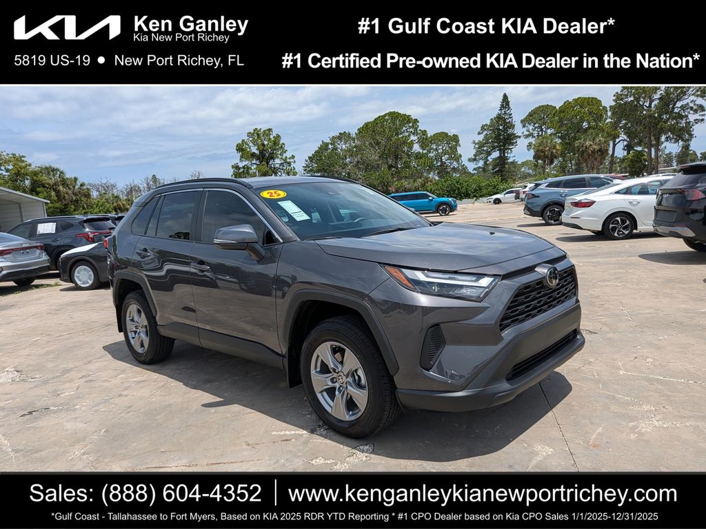 Magnetic Gray Metallic 2025 Toyota RAV4 XLE FWD SUV / Crossover Front-Wheel Drive 8-Speed Automatic