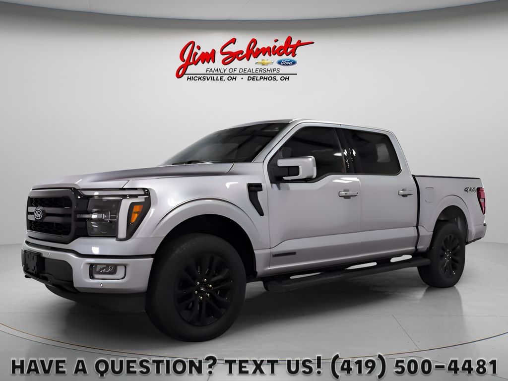 Iconic Silver Metallic 2024 Ford F-150 Pickup Truck Four-Wheel Drive Automatic