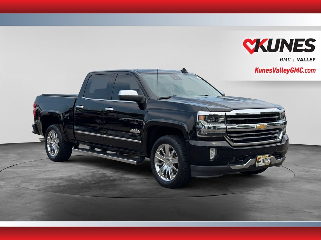 Black 2017 Chevrolet Silverado 1500 Pickup Truck Four-Wheel Drive 8-Speed Automatic Overdrive