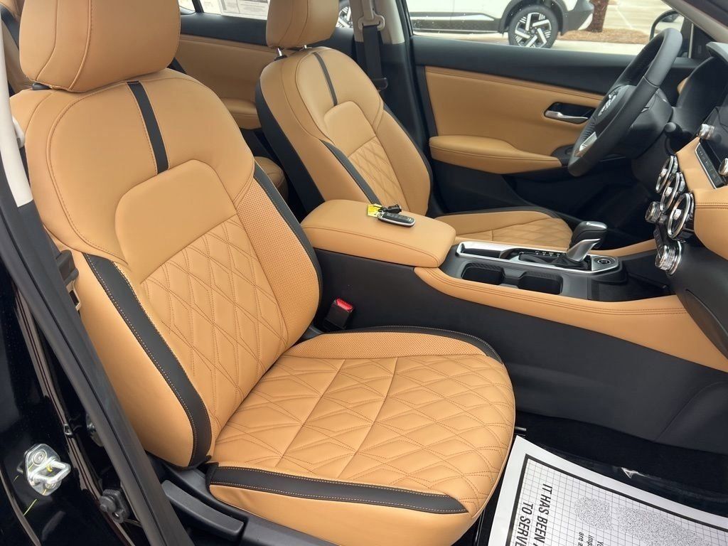 2025 Super Black Nissan Sentra SV FWD Sedan