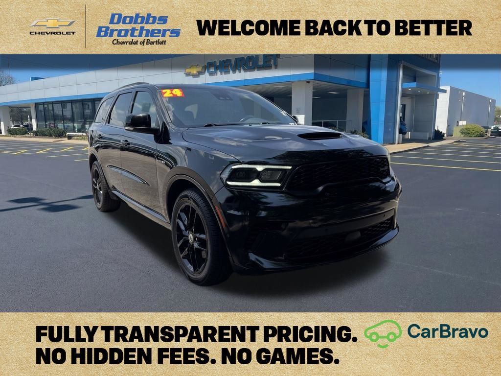 DB Black Crystal Clearcoat 2024 Dodge Durango SUV / Crossover All-Wheel Drive 8-Speed Automatic