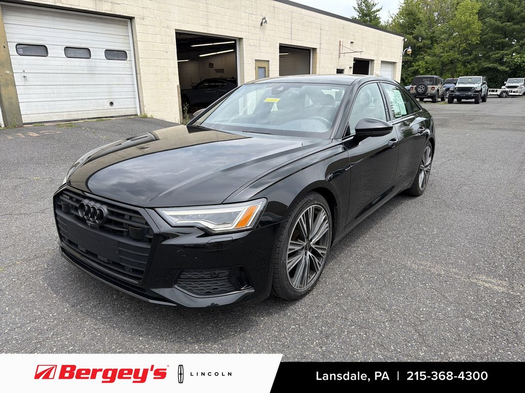 Black Metallic 2023 Audi A6 Sedan All-Wheel Drive 7-Speed Automatic