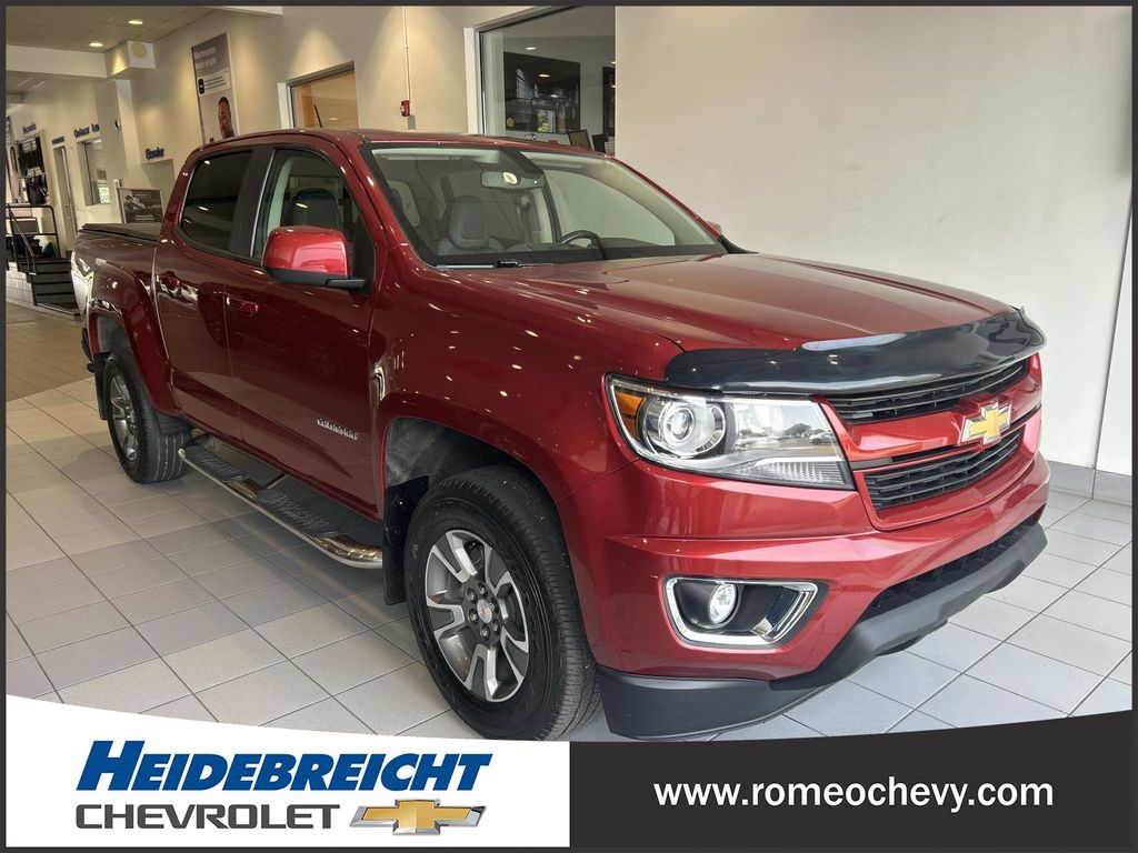 Red Rock Metallic 2016 Chevrolet Colorado Pickup Truck Four-Wheel Drive 6-Speed Automatic