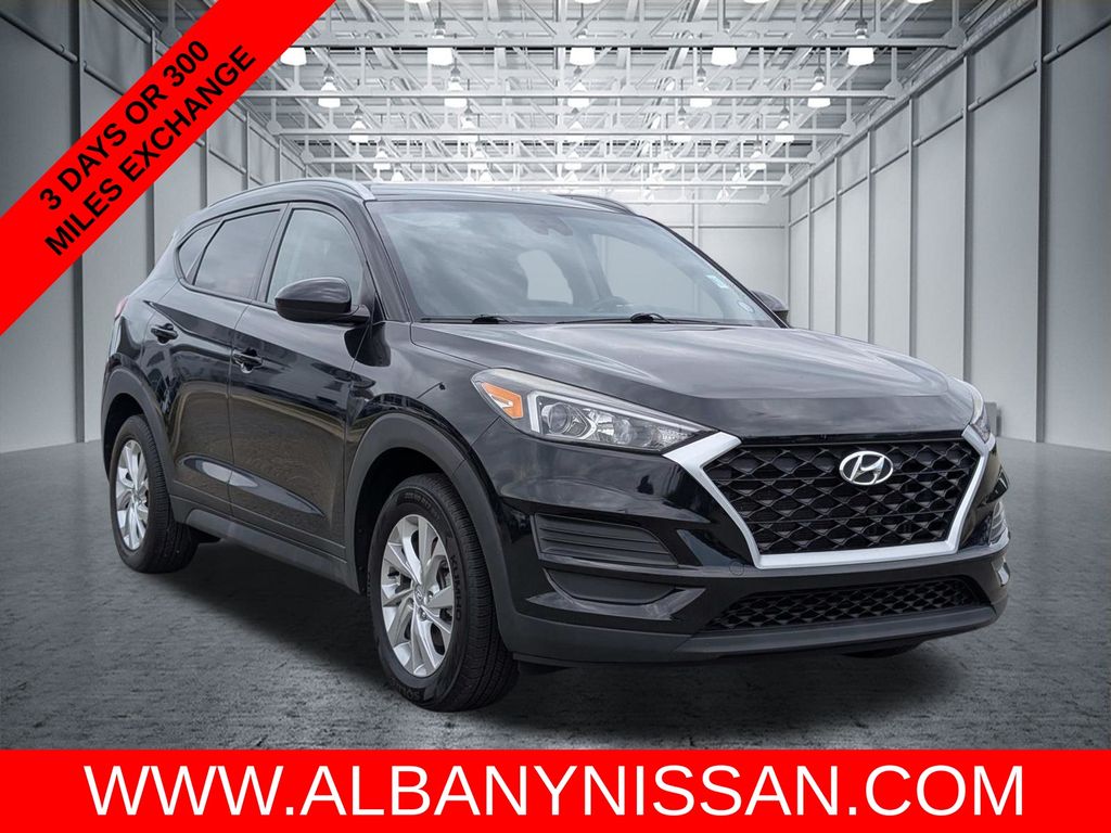 Black Noir Pearl 2021 Hyundai Tucson SUV / Crossover Front-Wheel Drive 6-Speed Automatic