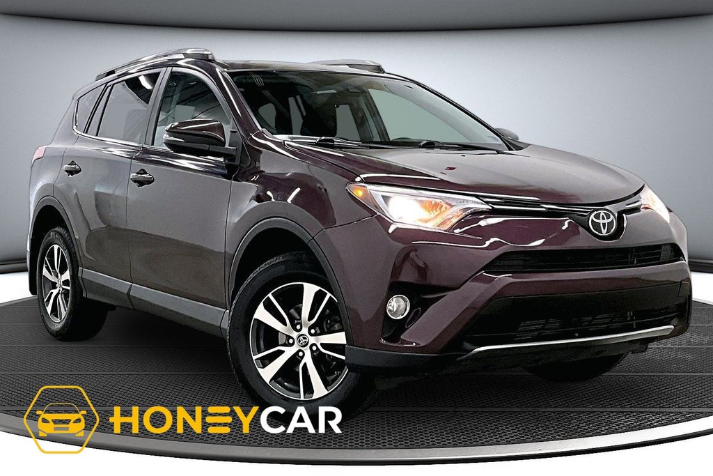 Black Currant 2018 Toyota RAV4 XLE AWD SUV / Crossover All-Wheel Drive 6-Speed Automatic