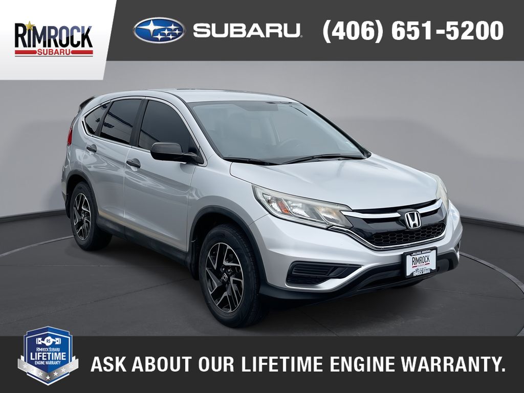 Silver 2016 Honda CR-V SE FWD SUV / Crossover Front-Wheel Drive Continuously Variable Transmission