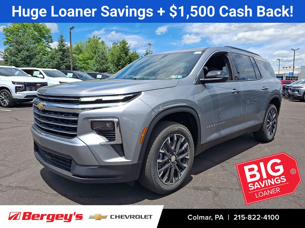 Sterling Gray Metallic 2026 Chevrolet Traverse SUV / Crossover Front-Wheel Drive 8-Speed Automatic