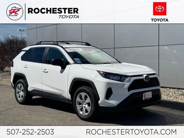 Super White 2020 Toyota RAV4 LE FWD SUV / Crossover Front-Wheel Drive 8-Speed Automatic