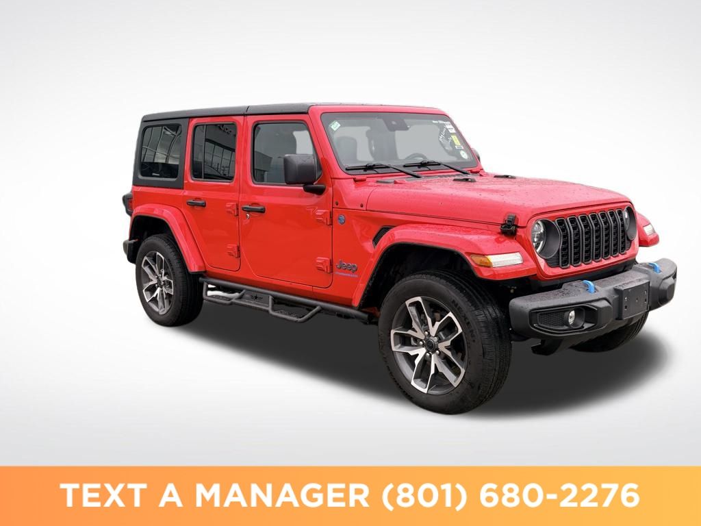 Firecracker Red Clearcoat 2024 Jeep Wrangler 4xe Sport S 4WD SUV / Crossover Four-Wheel Drive 8-Speed Automatic