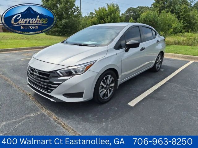 Brilliant Silver Metallic 2023 Nissan Versa Sedan Front-Wheel Drive Continuously Variable Transmission