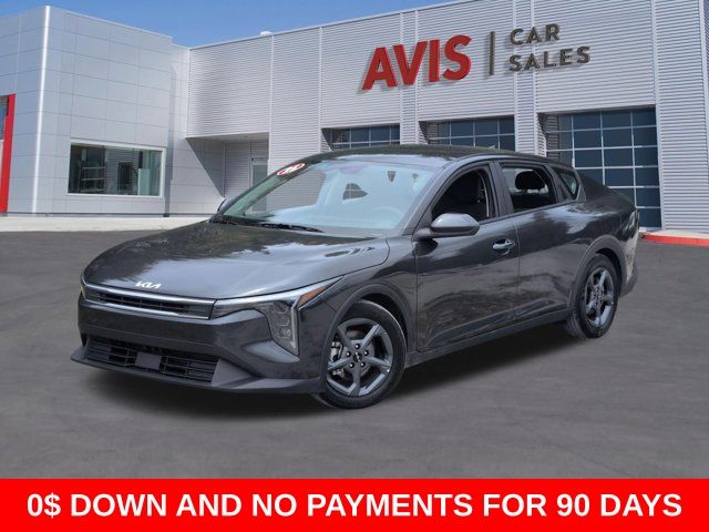 Interstellar Gray 2025 Kia K4 LXS FWD Sedan Front-Wheel Drive Continuously Variable Transmission