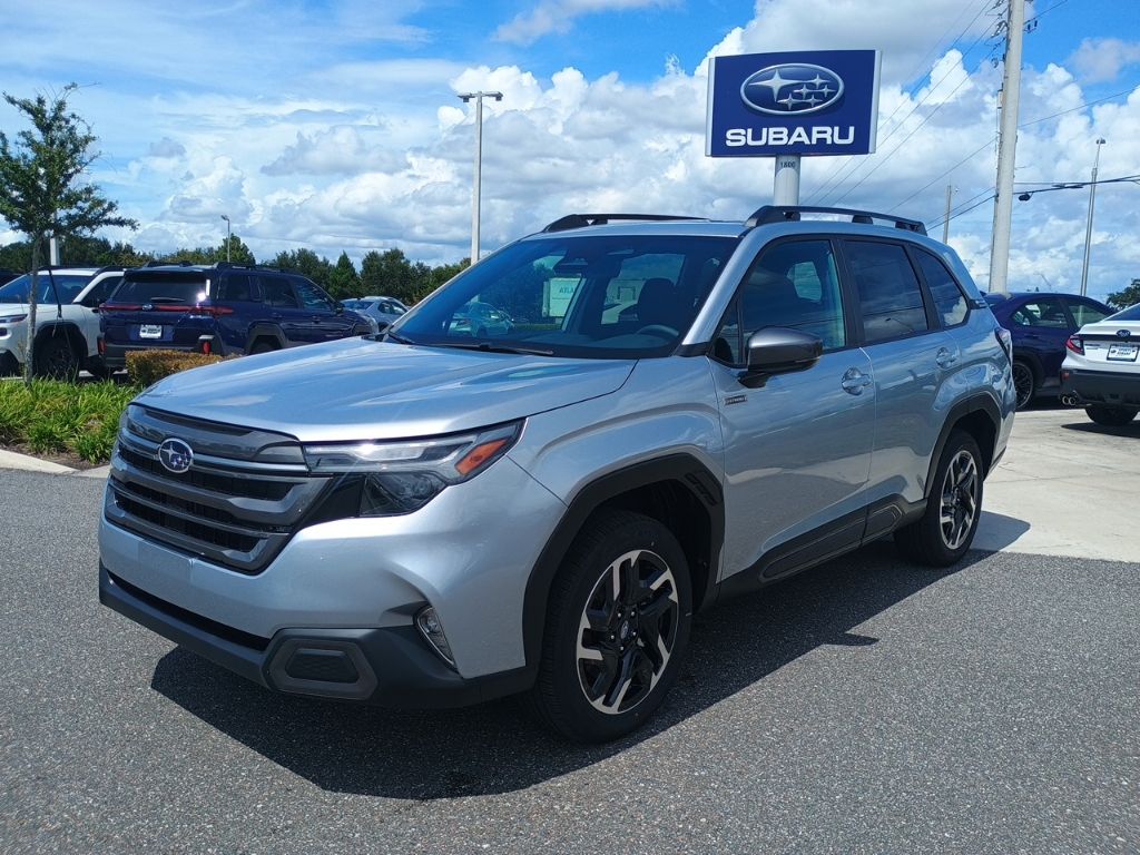 Silver 2026 Subaru Forester Hybrid SUV / Crossover All-Wheel Drive Continuously Variable Transmission